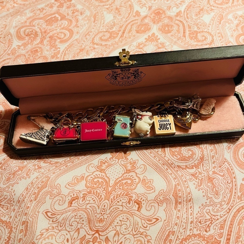 Authentic vintage Juicy Couture Charm Bracelet